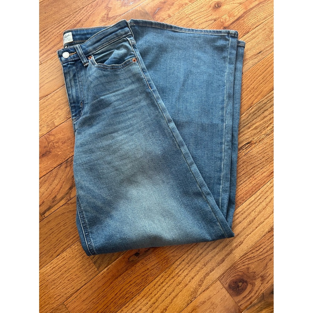 Universal Thread High Rise Everyday Wide Leg Jeans Blue Size 8R Medium Wash